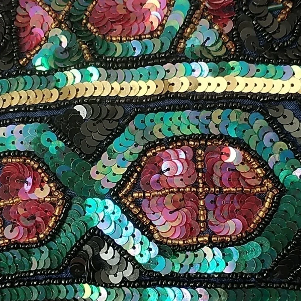 Papell Boutique Evening Beaded Sequins Jacket Vintage S - Picture 7 of 12